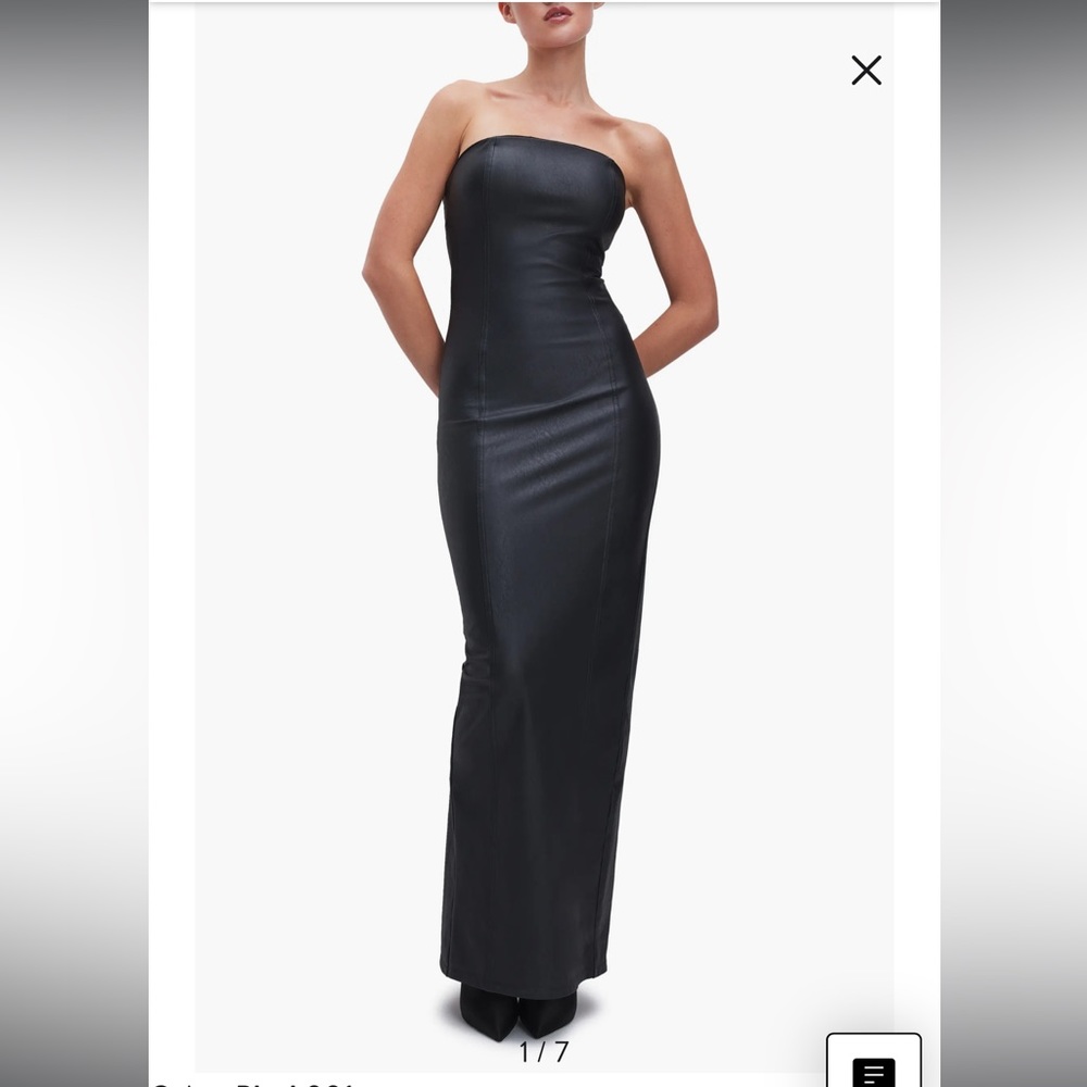 Good American Leather Dress